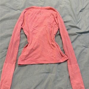 lululemon athletica Pink Long Sleeve Top